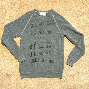 Out of Print Library Card Stamp Sweatshirt